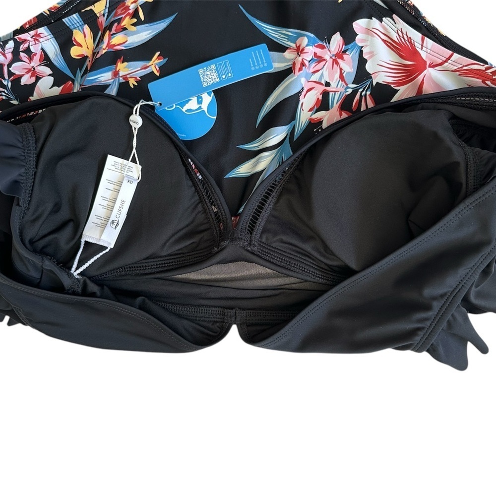 Cupshe Women’s One-Piece Swimsuit, Floral M - Picture 6 of 8